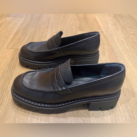 Free People Women's Lyra Lug Sole Loafer Black Size 9.5 - Picture 5 of 9